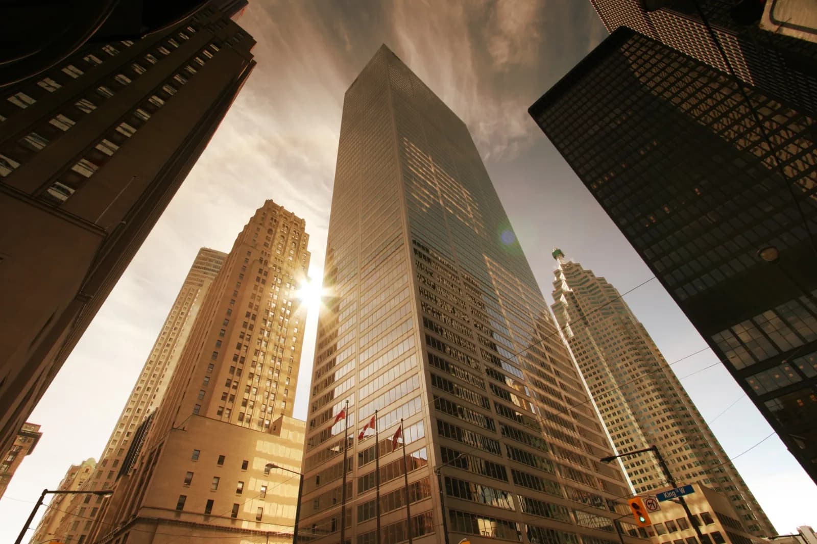 Toronto financial district representing federal and Ontario immigration policy changes