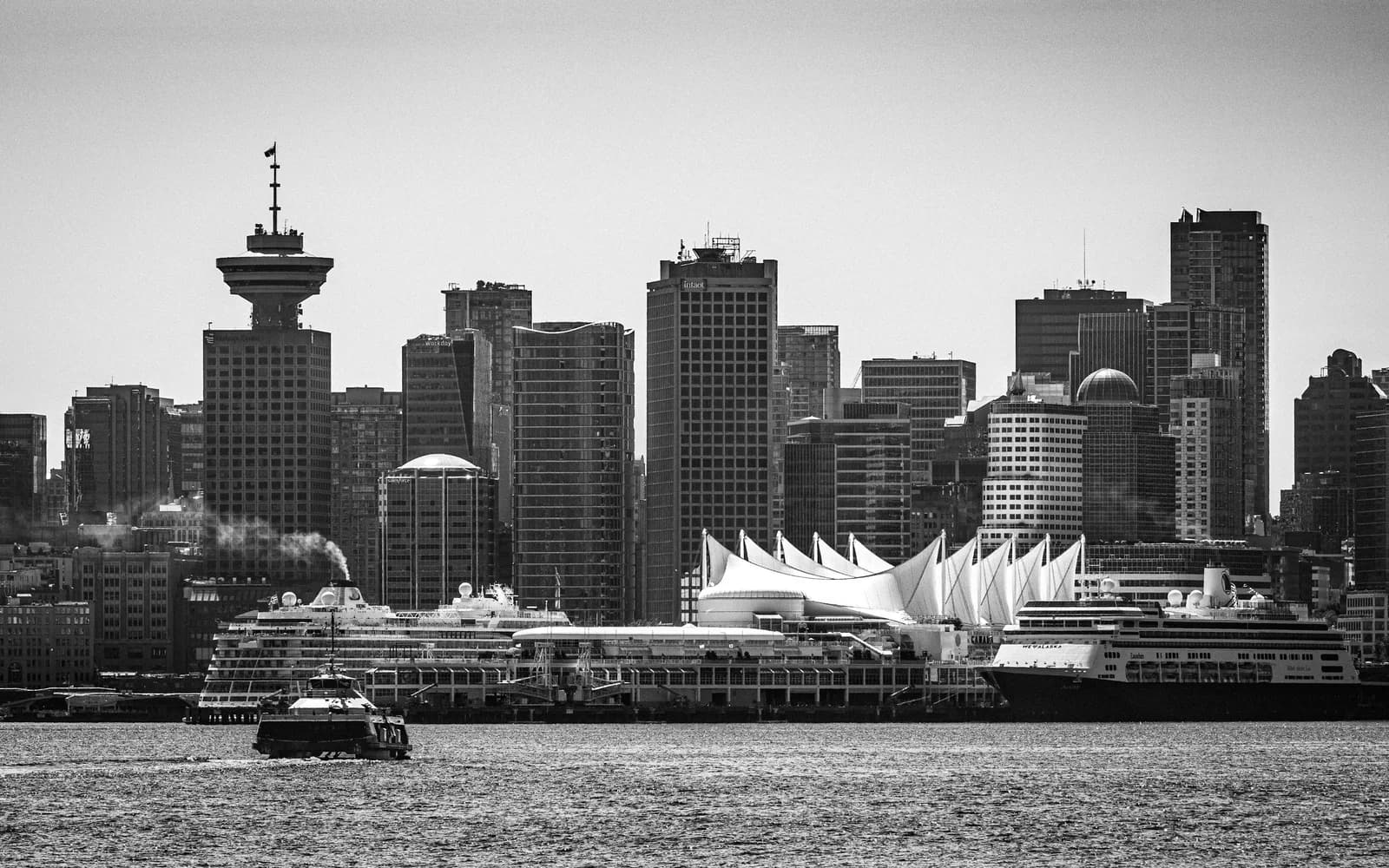 Vancouver skyline and harbour